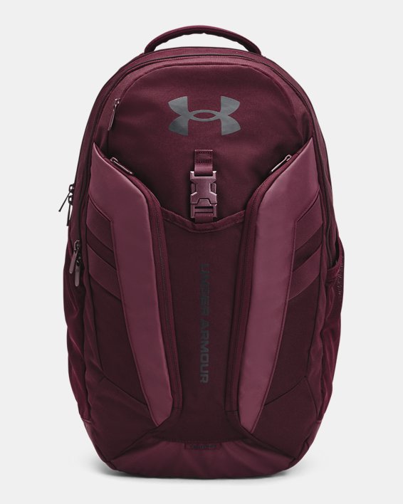 UA Hustle Pro Backpack, Maroon, pdpMainDesktop image number 0